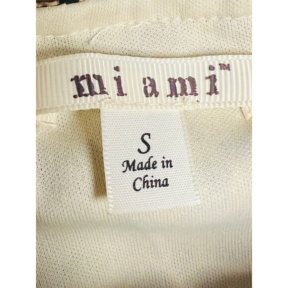 Mi Ami Women's Leopard Relaxed Fit Shorts Tie Front Belted Zip Back Size Small - Picture 7 of 9